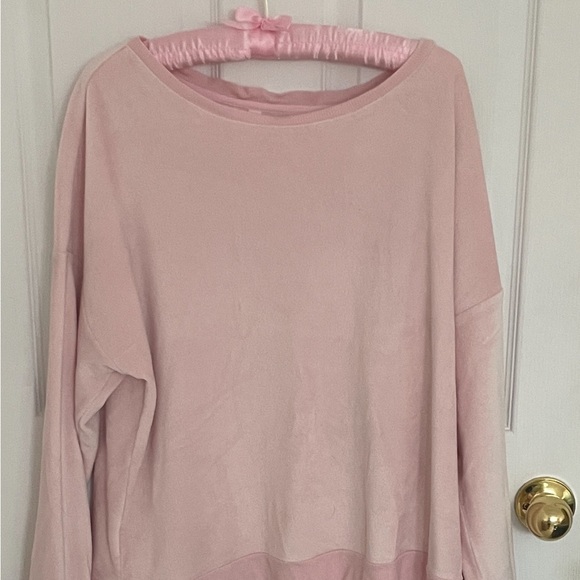 🌸🤍🌸 Baby Pink Ultra Soft Lounge Sweater Size L - Picture 4 of 9